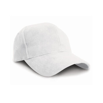 Result Headwear Pro-Style Brushed Cotton Cap White