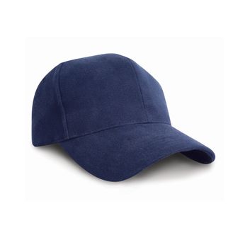 Result Headwear Pro-Style Brushed Cotton Cap Navy Blue