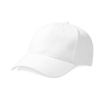 Beechfield  Pro-Style Heavy Brushed Cotton Cap White