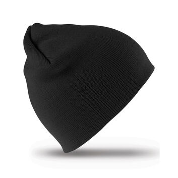 Result Winter Essentials Pull On Soft Feel Acrylic Hat Black