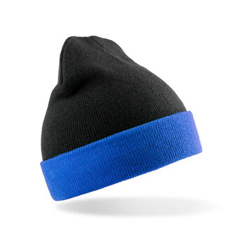 Result Genuine Recycled Recycled Black Compass Beanie Black/Royal