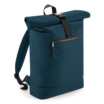 Bagbase Recycled Roll-Top Backpack Petrol