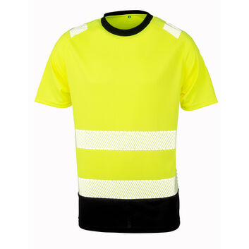 Result Genuine Recycled Recycled Safety T-Shirt Fluoresent Yellow