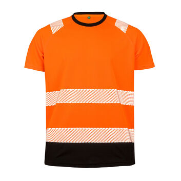 Result Genuine Recycled Recycled Safety T-Shirt Fluoresent Orange