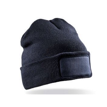 Result Genuine Recycled Recycled Thinsulate Printers Beanie Navy Blue