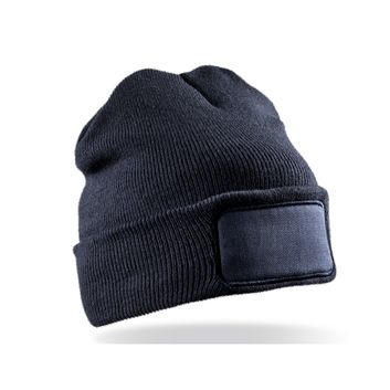 Result Genuine Recycled Recycled Thinsulate Printers Beanie Navy Blue