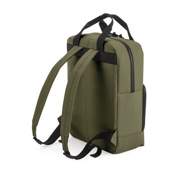 Bagbase Recycled Twin Handle Cooler Backpack Military Green