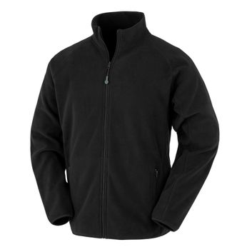 Result Genuine Recycled Recycled Unisex Fleece Polarthermic Jacket Black