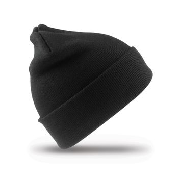 Result Genuine Recycled Recycled Woolly Ski Hat Black