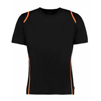 Gamegear Regular Fit Cooltex® Contrast Tee Black/Fluorescent Orange
