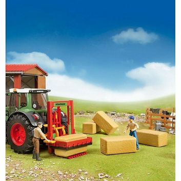 4 x Bruder Hay Bales 1:16 alternative