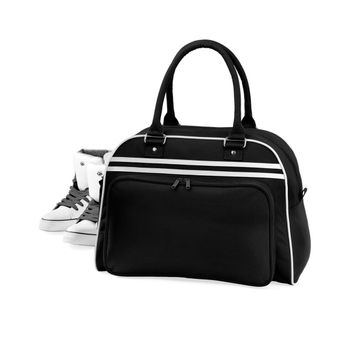 Bagbase Retro Bowling Bag Black/White