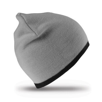 Result Winter Essentials Reversible Fashion Fit Hat Grey/Black