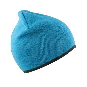 Result Winter Essentials Reversible Fashion Fit Hat Aqua/Grey