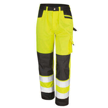 Result Safeguard Safety Cargo Trousers Hi-Vis Yellow