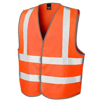 Result Safeguard Safety Hi-Vis Vest Hi Vis Orange
