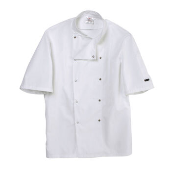 Dennys Short Sleeve Chef's Jacket White