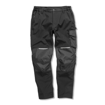 WORK-GUARD by Result Slim Softshell Work Trousers Black
