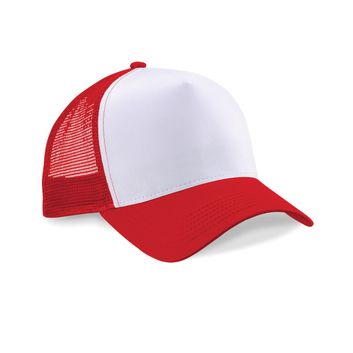 Beechfield  Snapback Trucker Classic Red/White
