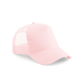 Beechfield  Snapback Trucker Pastel Pink/Pastel Pink