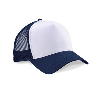 Beechfield  Snapback Trucker French Navy/White