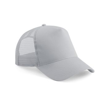 Beechfield  Snapback Trucker Light Grey/Light Grey