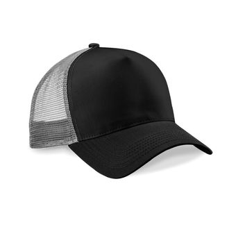 Beechfield  Snapback Trucker Black/Light Grey