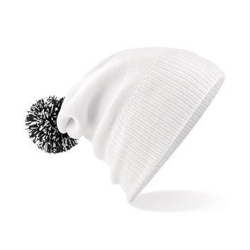 Beechfield  Snowstar® Beanie White/Black