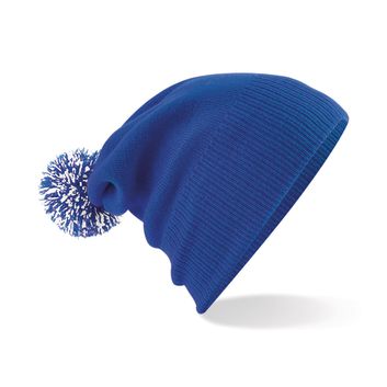 Beechfield  Snowstar® Beanie Bright Royal/White