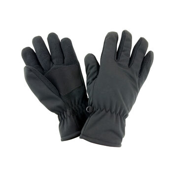 Result Winter Essentials Softshell Thermal Gloves Black