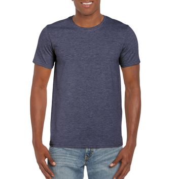 Gildan Softstyle Adult T-Shirt Heather Navy