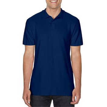 Gildan Softstyle® Adult Double Pique Polo Navy Blue