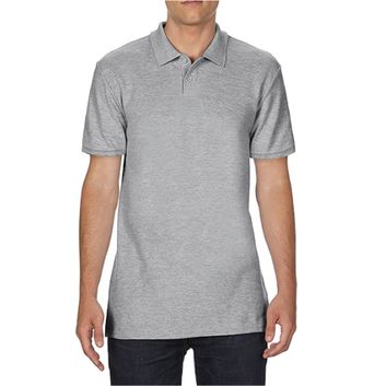 Gildan Softstyle® Adult Double Pique Polo Sport Grey (RS)