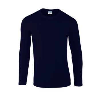 Gildan Softstyle® Adult Long Sleeve T-Shirt Navy Blue