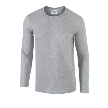 Gildan Softstyle® Adult Long Sleeve T-Shirt Sport Grey (RS)