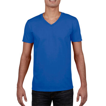 Gildan Softstyle® Adult V-Neck T-Shirt Royal