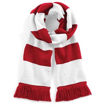 Beechfield  Stadium Scarf Classic Red/White