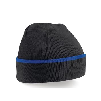 Beechfield  Teamwear Beanie Black/bright Royal