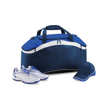 Bagbase Teamwear Holdall French Navy/Bright Royal/White