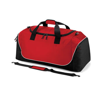 Quadra Teamwear Jumbo Kit Bag Classic Red/Black/White