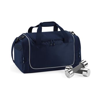 Quadra Teamwear Locker Bag French Navy/Light Grey