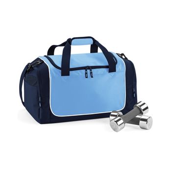 Quadra Teamwear Locker Bag Sky/French Navy/White
