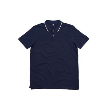 Mantis The Tipped Polo Navy/White