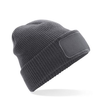 Beechfield  Thinsulate Patch Beanie Graphite