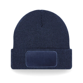 Beechfield  Thinsulate Patch Beanie French Navy