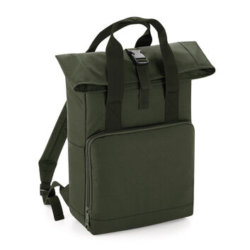 Bagbase Twin Handle Roll-Top Backpack Olive Green