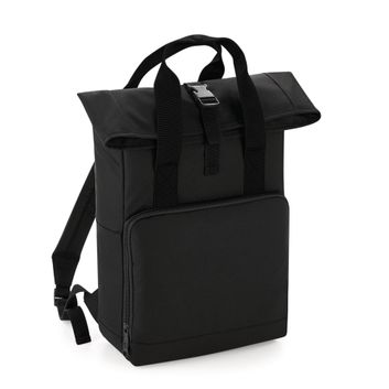 Bagbase Twin Handle Roll-Top Backpack Black