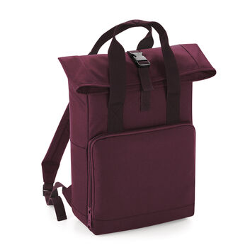 Bagbase Twin Handle Roll-Top Backpack Burgundy