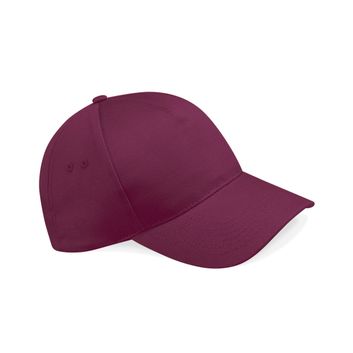 Beechfield  Ultimate 5 Panel Cap Burgundy