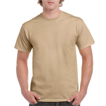 Gildan Ultra Cotton Adult T-Shirt Tan